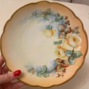 Vintage Austria yellow plate